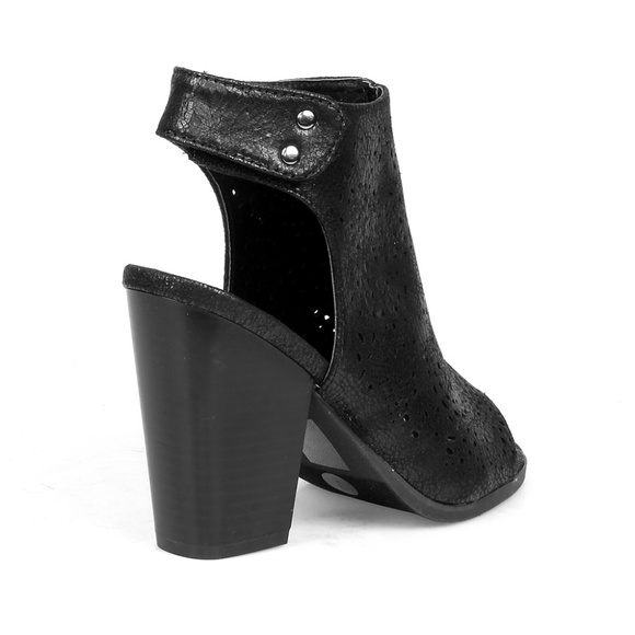 Stephen-01 Peep-toe Women's High Heel Bootie - Picture 3 of 3